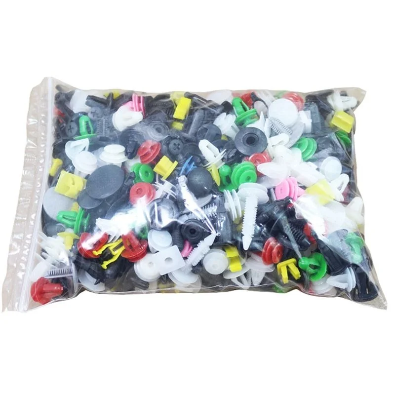 200PCS Car Mixed Universal Door Trim Panel Clip Fasteners Auto Bumper Rivet Retainer Push Engine Cover Fender Fastener Clip