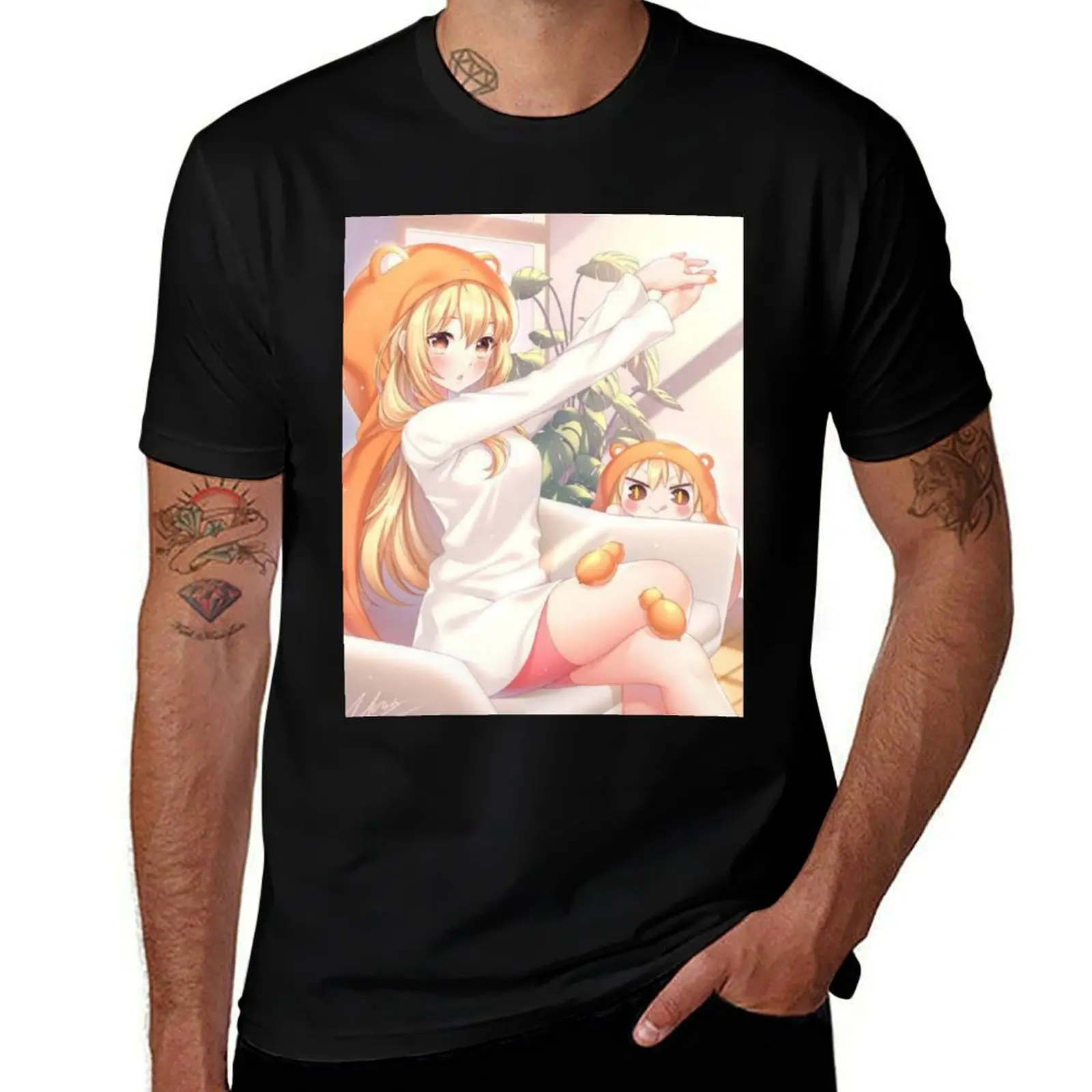 umaru chan in room T-Shirt Fashion Simple Casual Tee Shirt T-Shirt