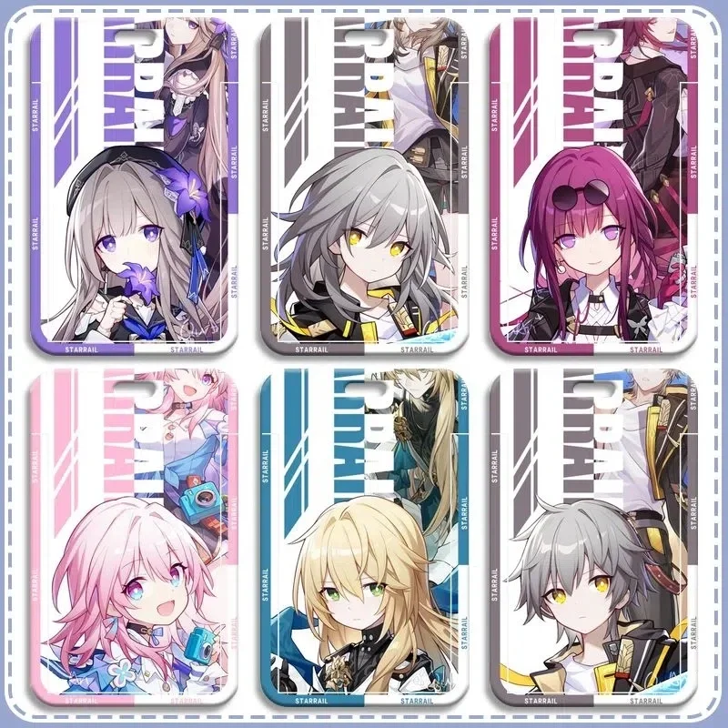 Honkai-Star Rail HD Impresso Tampa Do Ônibus Caso, Sacos De Titular Do Cartão, Banco De Negócios, Cartões De Crédito Retráteis, Titulares De ID, Mangas De Proteção