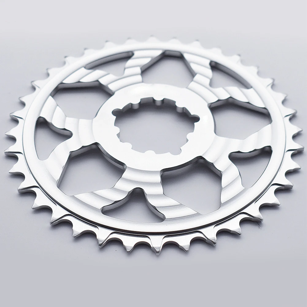 

Sleek Aesthetic Meets Functionality in Our Stylishly Designed Compatible Bicycle Chainrings Available in Two Sizes