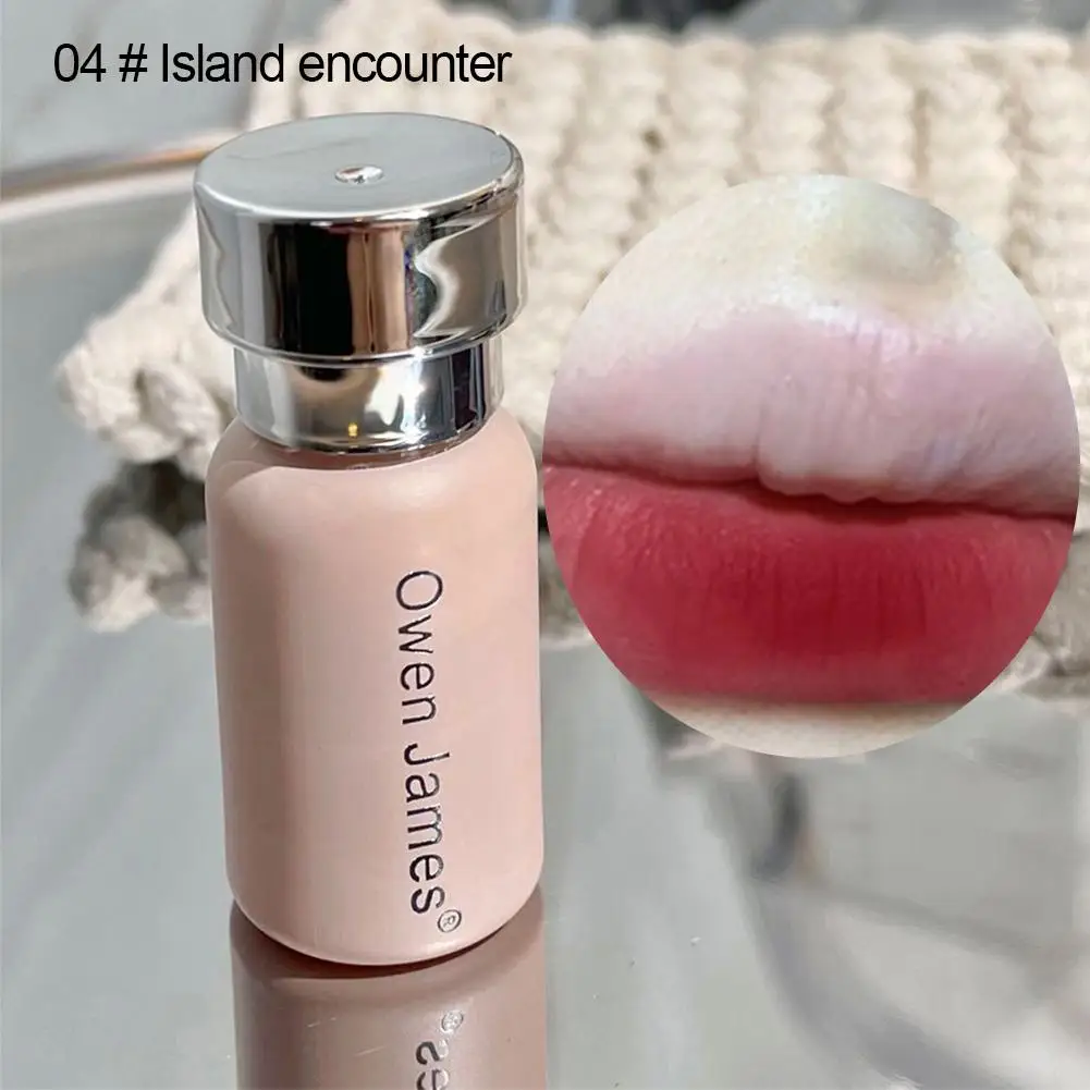 6 Colors Lip Glaze Matte Velvet Non-stick Cup Lipstick For Owen James Non-fade Waterproof Lip Mud James Lip Glazed ﻿ H1F9