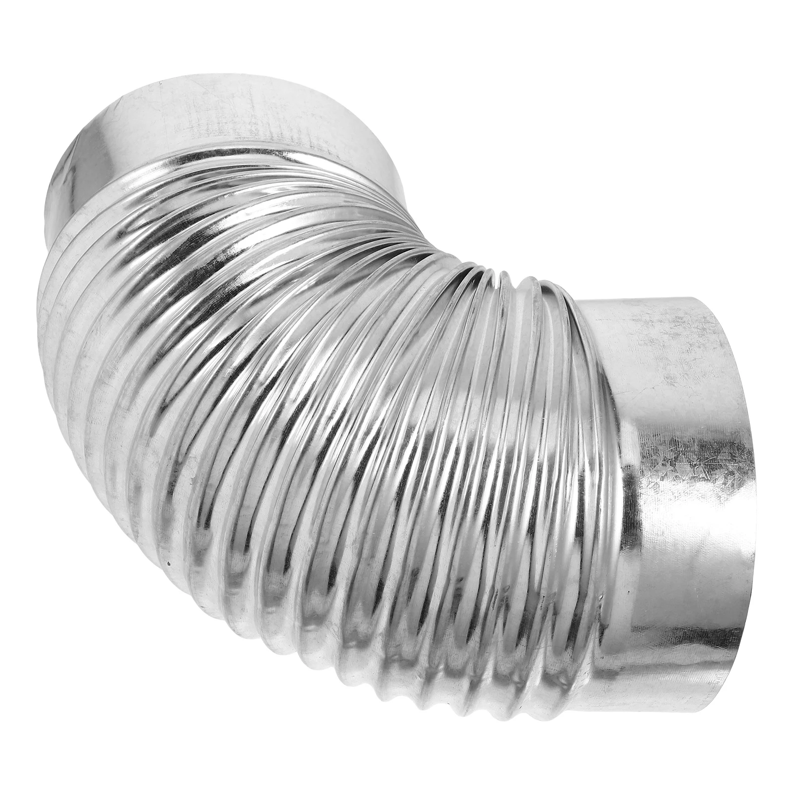 

Stainless Steel Chimney Pipe High Temperature Durable Fireplace Vent Exhaust Pipes Wood Stove Camping Flue Kitchen Hose Elbow