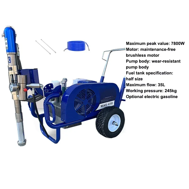 Electric Putty Spraying Machine Putty Painting Airless Machine For Viscous Materials/Paint/Coating/Latex/Putty Airless Spraying