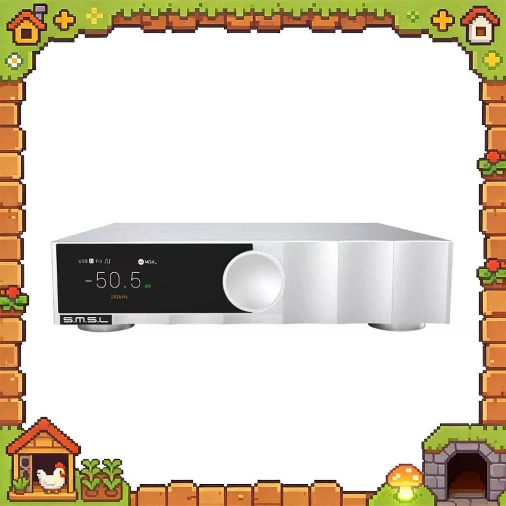 

Аудиодекодер SMSL D200 с чипом декодирования ROHMBD34352EKV, поддержка USB, Bluetooth и оптического волокна, в комплекте подарки