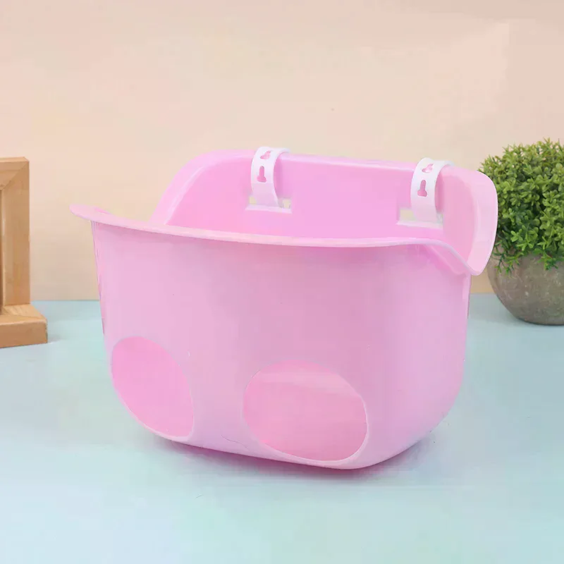 /GJ/Bike Doll Seat Basket With Holder For Kid Bicycle Handlebar Decorate Baby Bicycle Baby Seat Doll Pink Purple Kids