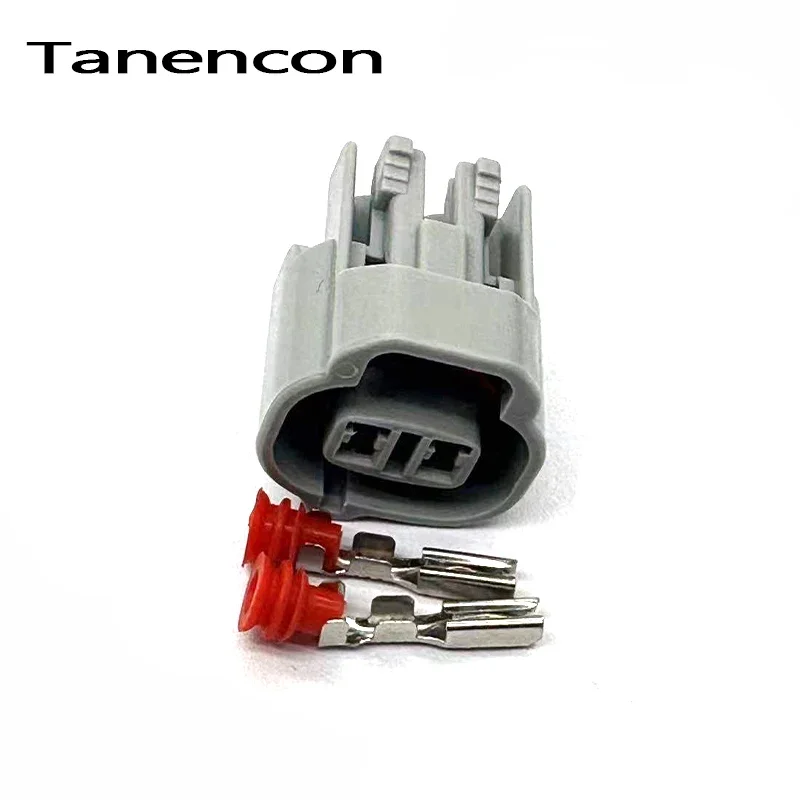 1 Set 2 Pin Car Waterproof Automobile Connectors (2.0) Male Female Side Marker Light Plug Housing 6188-0266 6189-0031 for Toyota