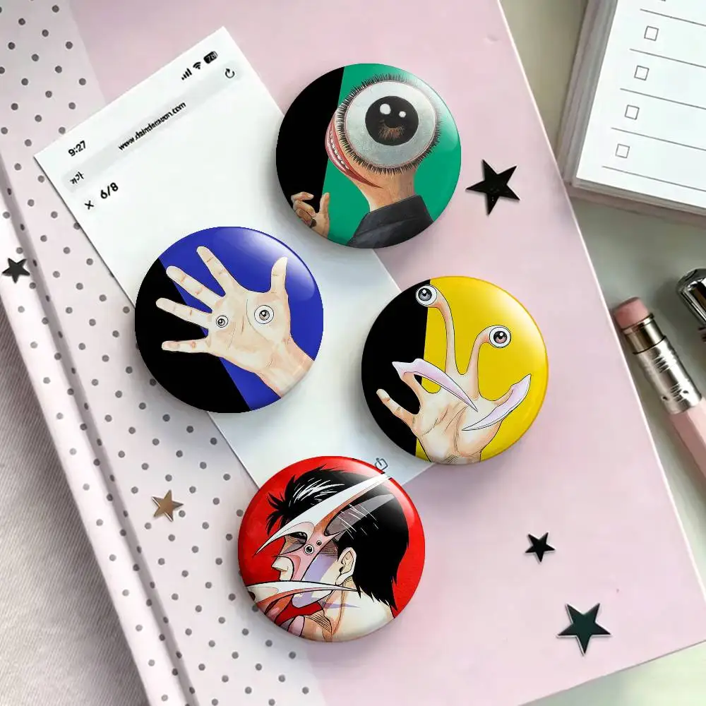 P-Parasyte Badges 25 32 44 58 75 mm Round Fans Collect Friends Gifts Brooch Souvenir