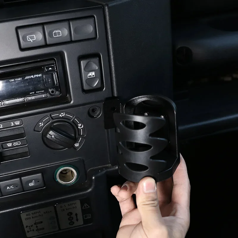 

For 2004-2019 Land Rover Defender 90 110 130 central control water cup bracket automotive interior accessories