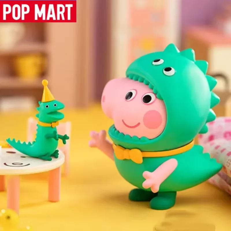 

POP MART Пеппа Свинья Игра Время Серия Слепая Коробка Угадай Сумка Тайная Коробка Игрушки Кукла Милая Аниме Фигурка Настольные Украшения Подарок Девушка
