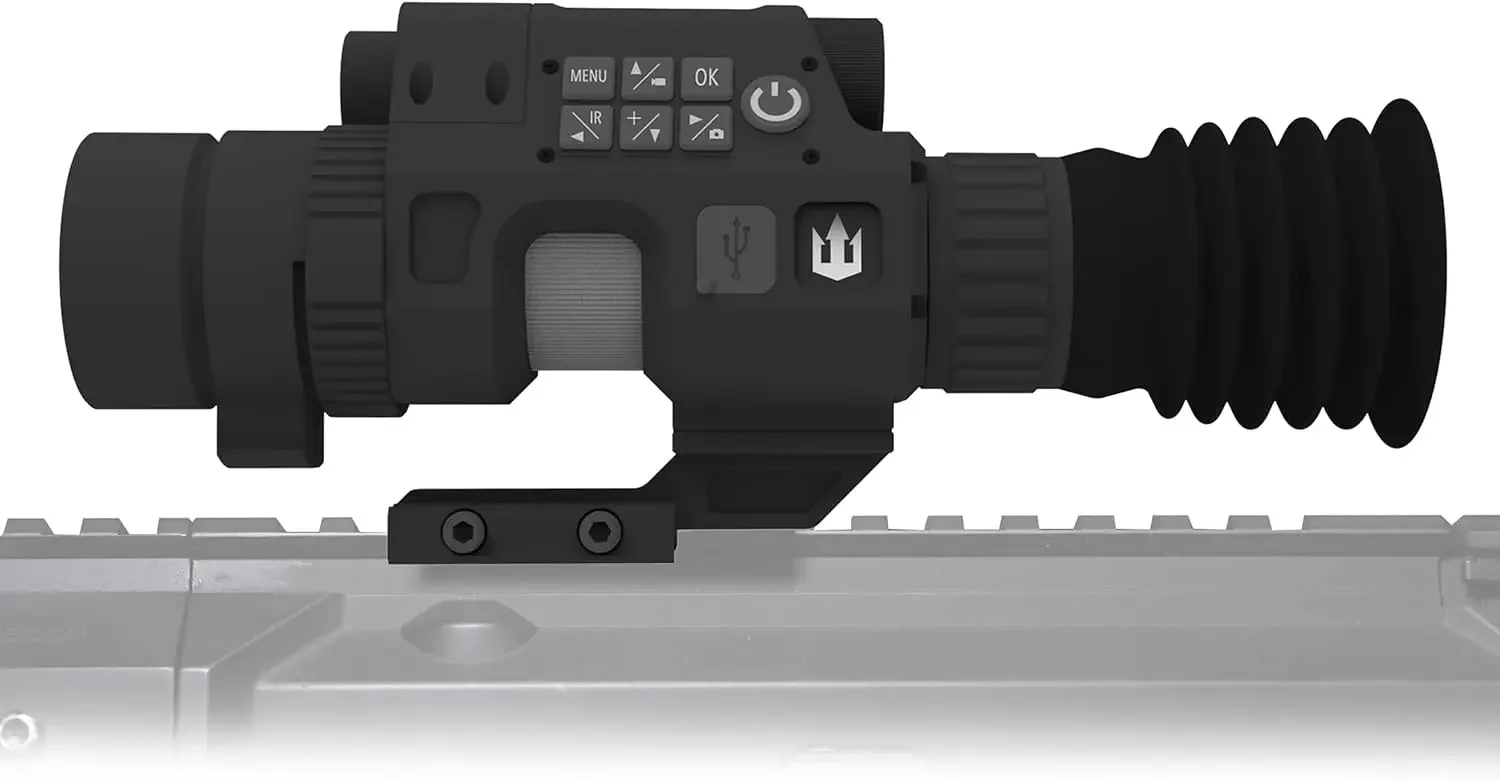 StarStrike 3-18x50 HD Night Vision Rifle Scope and Optical Attachment Can Be Paired to Existing Rifles Scopes or Used Standalone