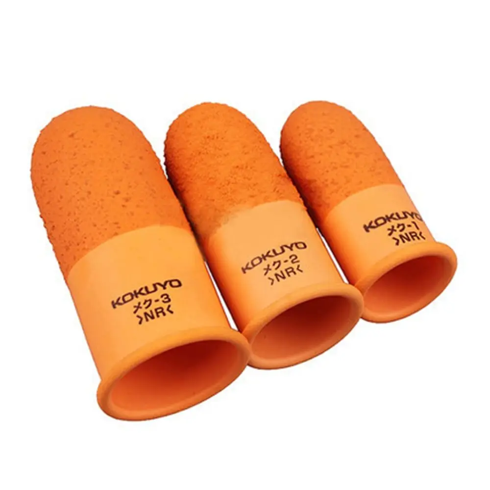 Tool Orange Non-slip Finger Cover Handmade Tool Counting Finger Cots Protector Multi-purpose Fingertips Protector Gloves Work