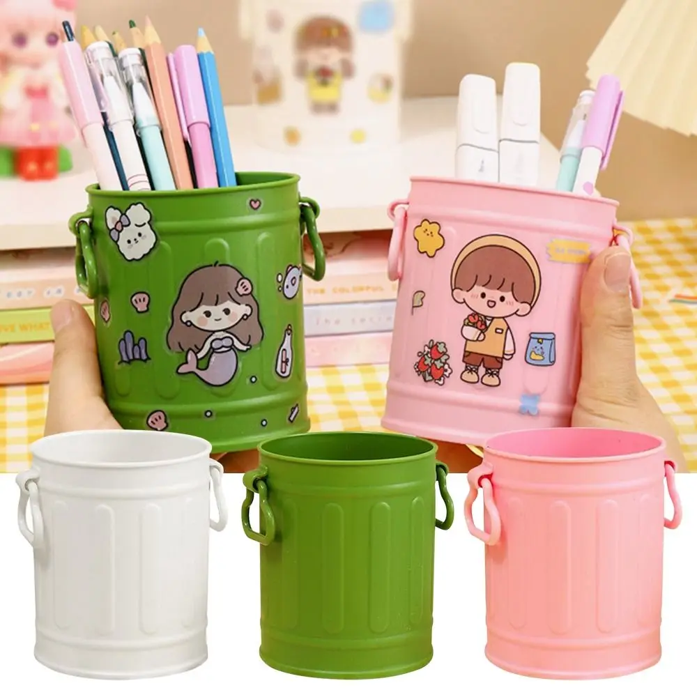 

1 шт. Новинка для офиса школы дома ванной ручки коробка большой емкости удобные для хранения крошечных вещей пластиковый милый карандаш