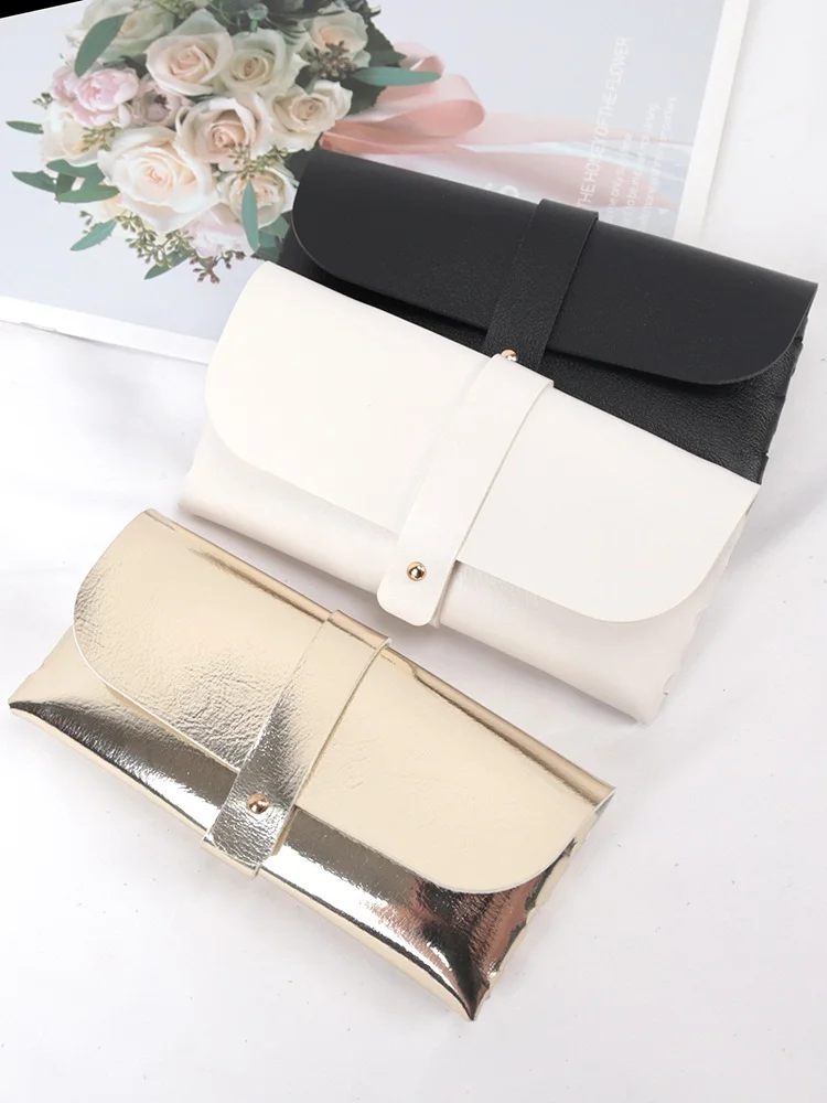 Neue Weiche Pu Leder Dicke Gläser Tasche Mode Gläser Schutzhülle Frauen Männer Tragbare Sonnenbrille Boxen Brillen Zubehör – Detail 9