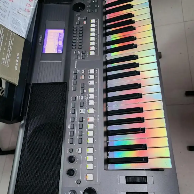 Lapisan Piano Elektronik Lapisan Pelindung Keyboard Keyboard Piano Elektronik Lapisan Pelindung Gradien 61 Kunci Film Organ Elektronik