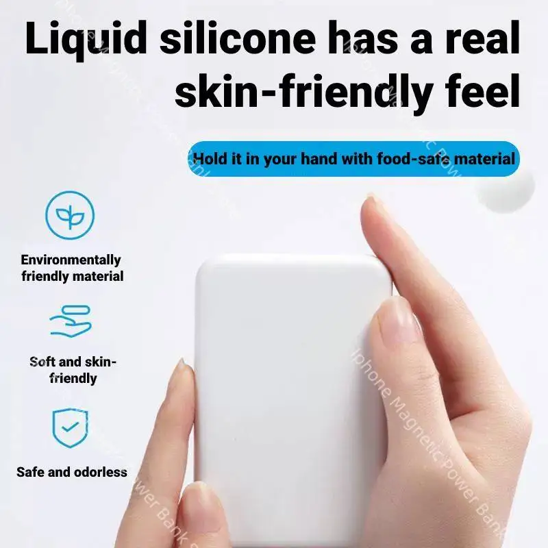 أفضل بنك طاقة لاسلكي مغناطيسي بقدرة 50000 مللي أمبير في الساعة في الهواء الطلق في حالات الطوارئ بنك طاقة صغير لسلسلة iPhone 12-16 شحن سريع مع النوع C