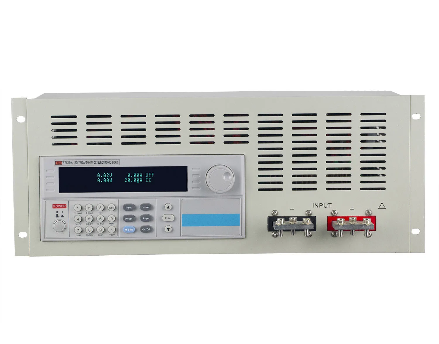 Rek RK9716 Desktop Industrial DC Programmable Electronic Load 2400W VFD Screen Precision Multiple Funtion Electronic Load DC