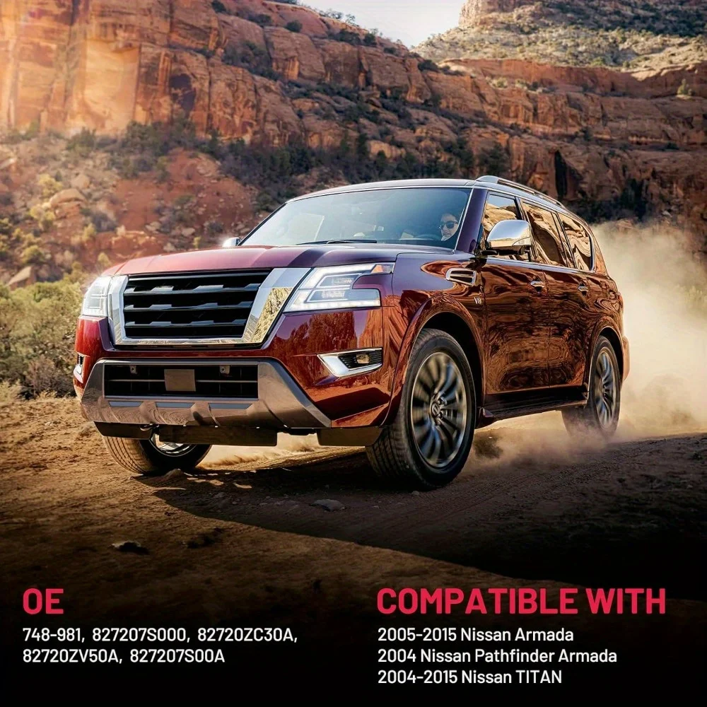 748-981 منظم نوافذ الطاقة مع محرك (خلفي يمين) لنيسان أرمادا/باثفندر/تيتان 2004-2015