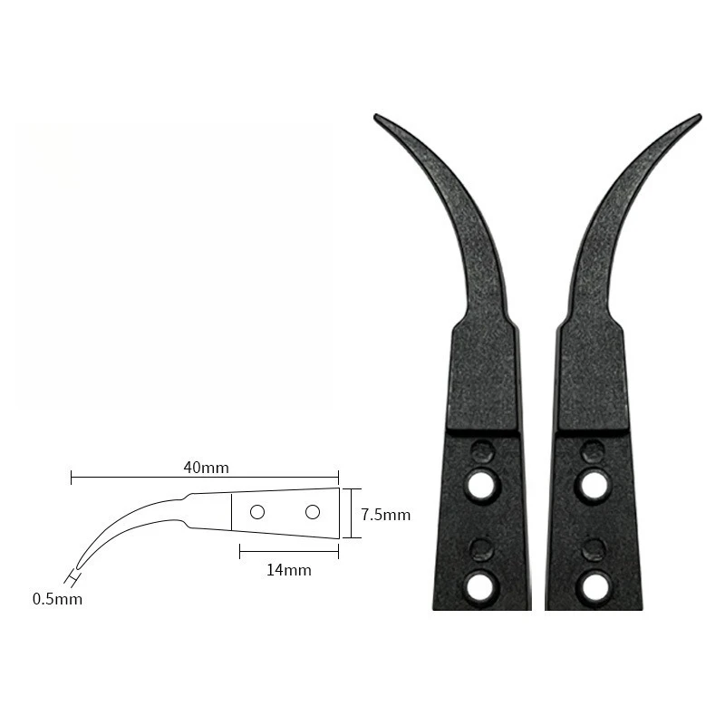 Stainless Steel Anti-Static Interchangeable Ceramic Tweezers - Corrosion-Resistant with Carbon Fiber Tips for Easy Carry