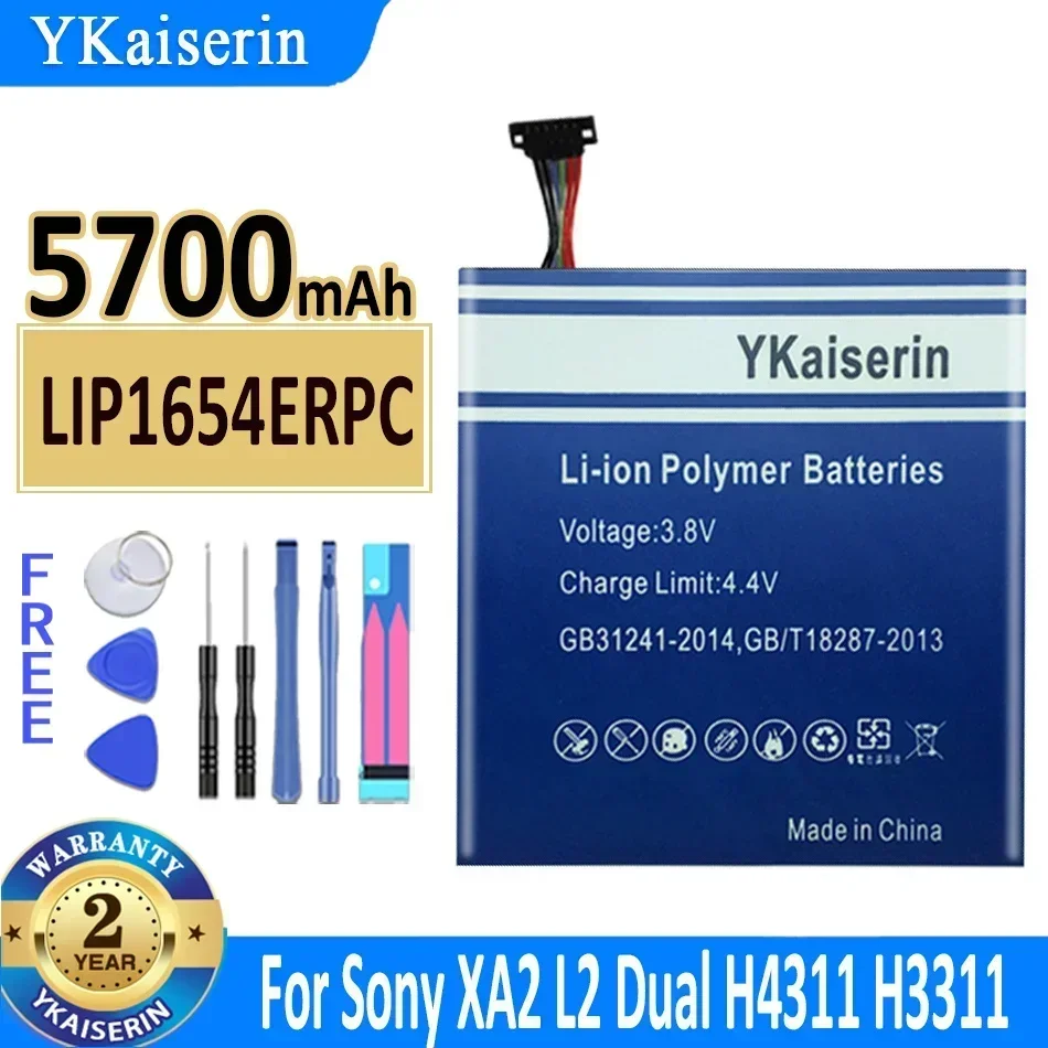 

YKaiserin для Sony Xperia XA2 H3113 H4113 1309-2682 Высокое качество SNYSK84 LIP1654ERPC 5700 мАч НОВЫЙ аккумулятор