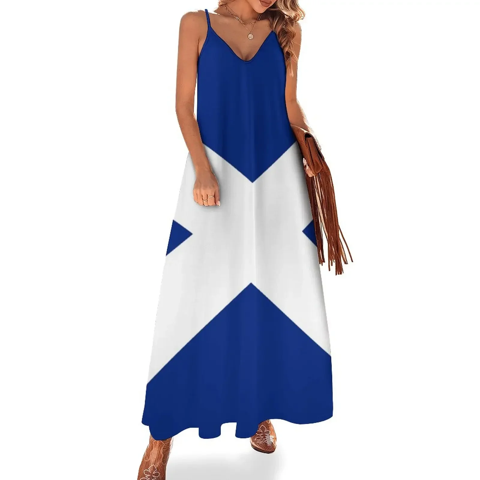 

BIG St Andrew's Cross - Scottish Flag T-Shirt Bedspread Duvet Sleeveless Dress chic and elegant woman dress women clothes