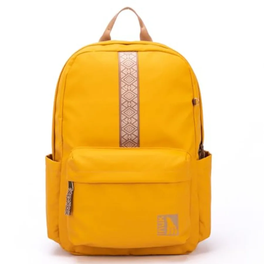 

Geometric Stripe Laptop Backpack 13 Inch Water Resistant Backpack for College and Work Recycled Travel Daypack Made from 24 Pla