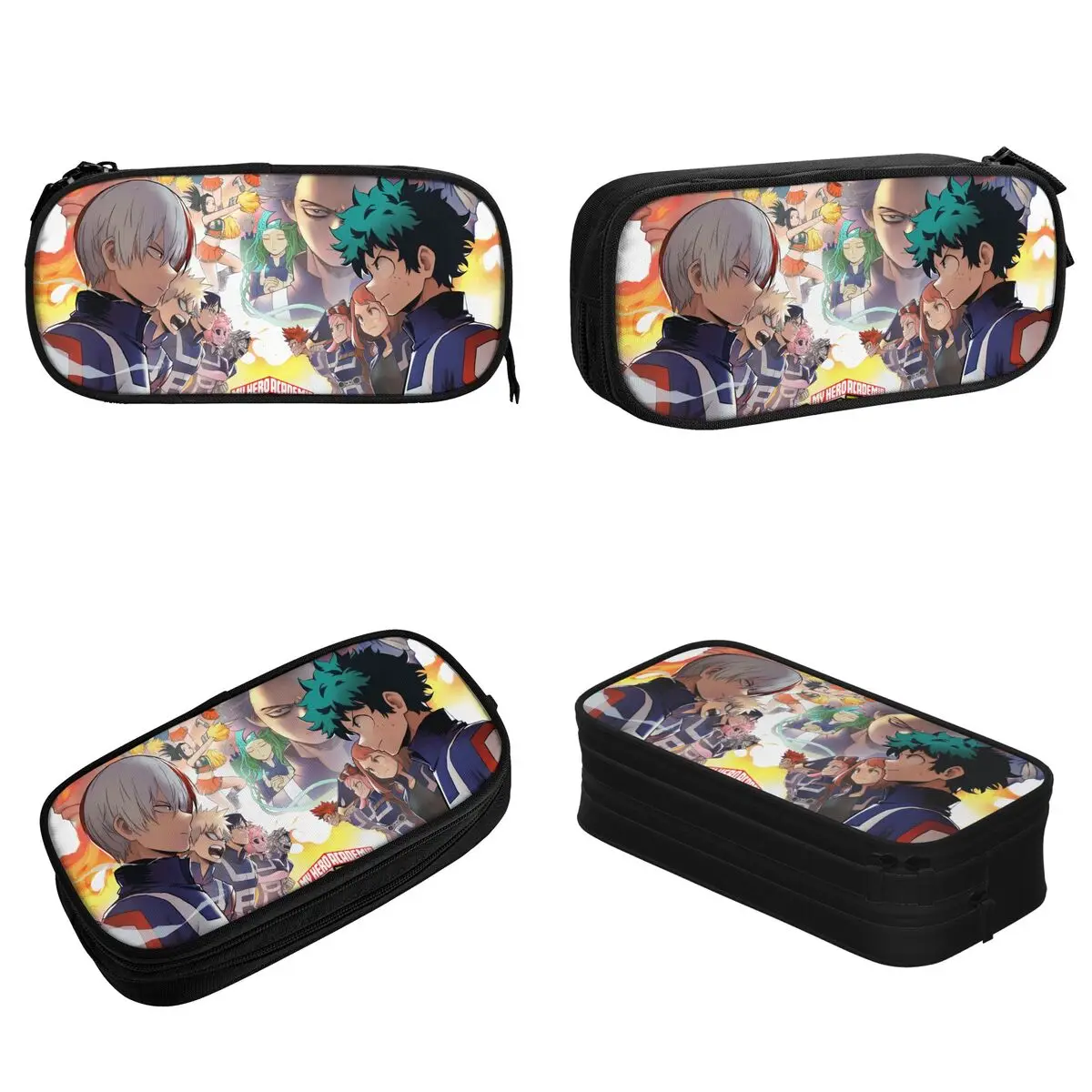 My Hero Academia Pencil Case Pen Holder Pencil Bags Student Large Storage School Supplies Cosmetic Pencilcases