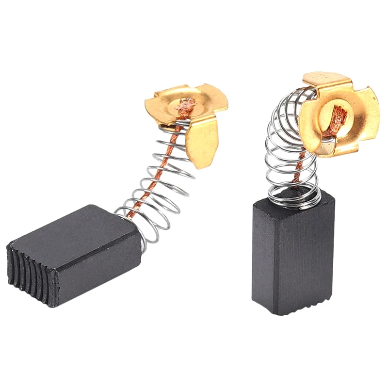 Escovas de carbono para broca elétrica Motor, Motor, 15x9x6mm, 2 Pcs