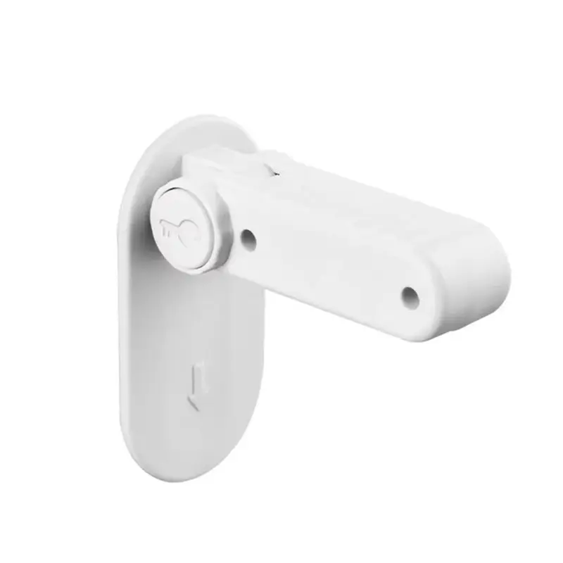 A84F-Lock-Anti-Open Handle Punch-Free Installation Multifunctional With Button Buckle