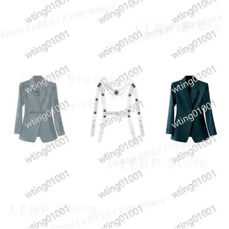 for Universal Invisible Clear Adjustable Support Hanger for Garment Display Photo Shoots Men Women Kids Clothes Rack Stand