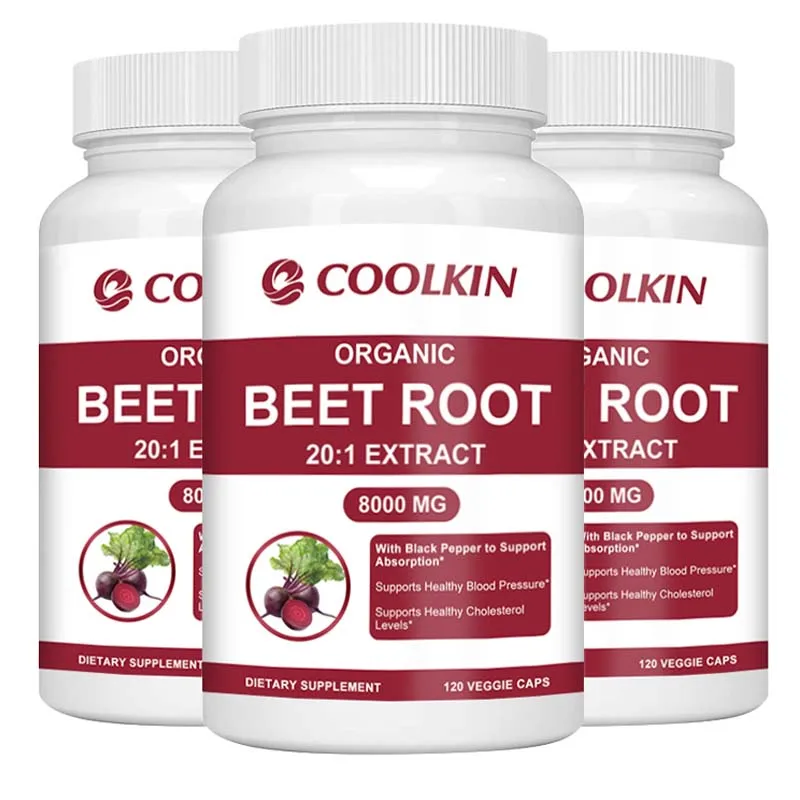 

Капсулы с корнем жука Порошок Beetroot поддерживает кровяное давление, спортивное исполнение, пищеварение, иммунитетную систему