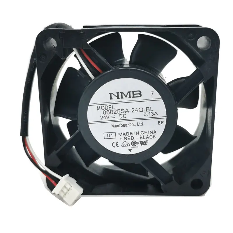 06025SA-24Q-BL 6025 24V 0.13A cooling fan 60*60*25MM 06025ss