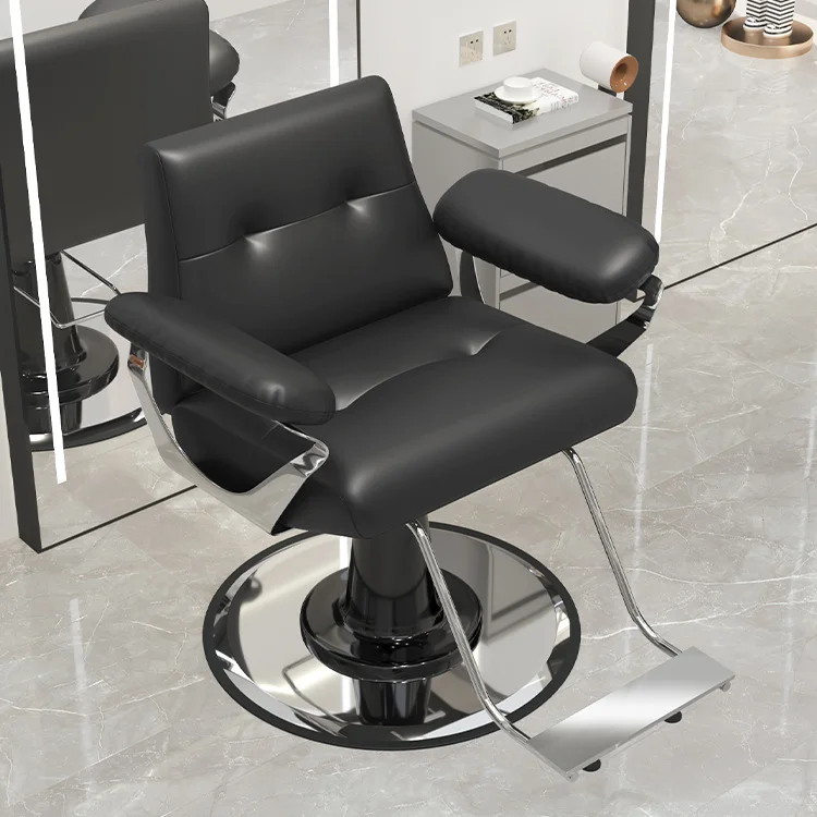 High-End Barber Shop Chair with Lift Rotation Salon Spa Styling Hair Cutting Chair Workshop Salon Equipment for Beauty Salon