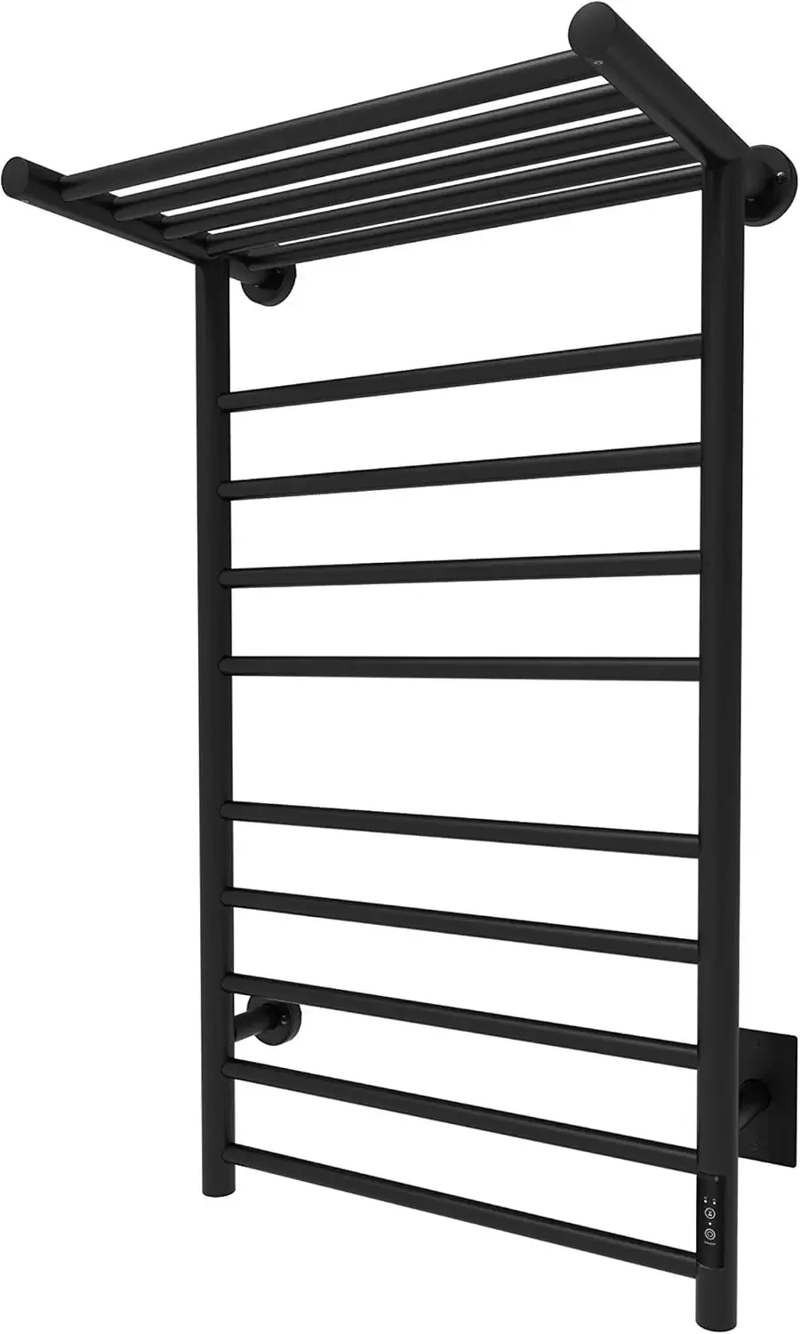 Towel Warmer with Timer | Built-in Timer with Led Indicators | 3 Timer Modes: ON/Off, 2 H, 4 H | Wall Mounted