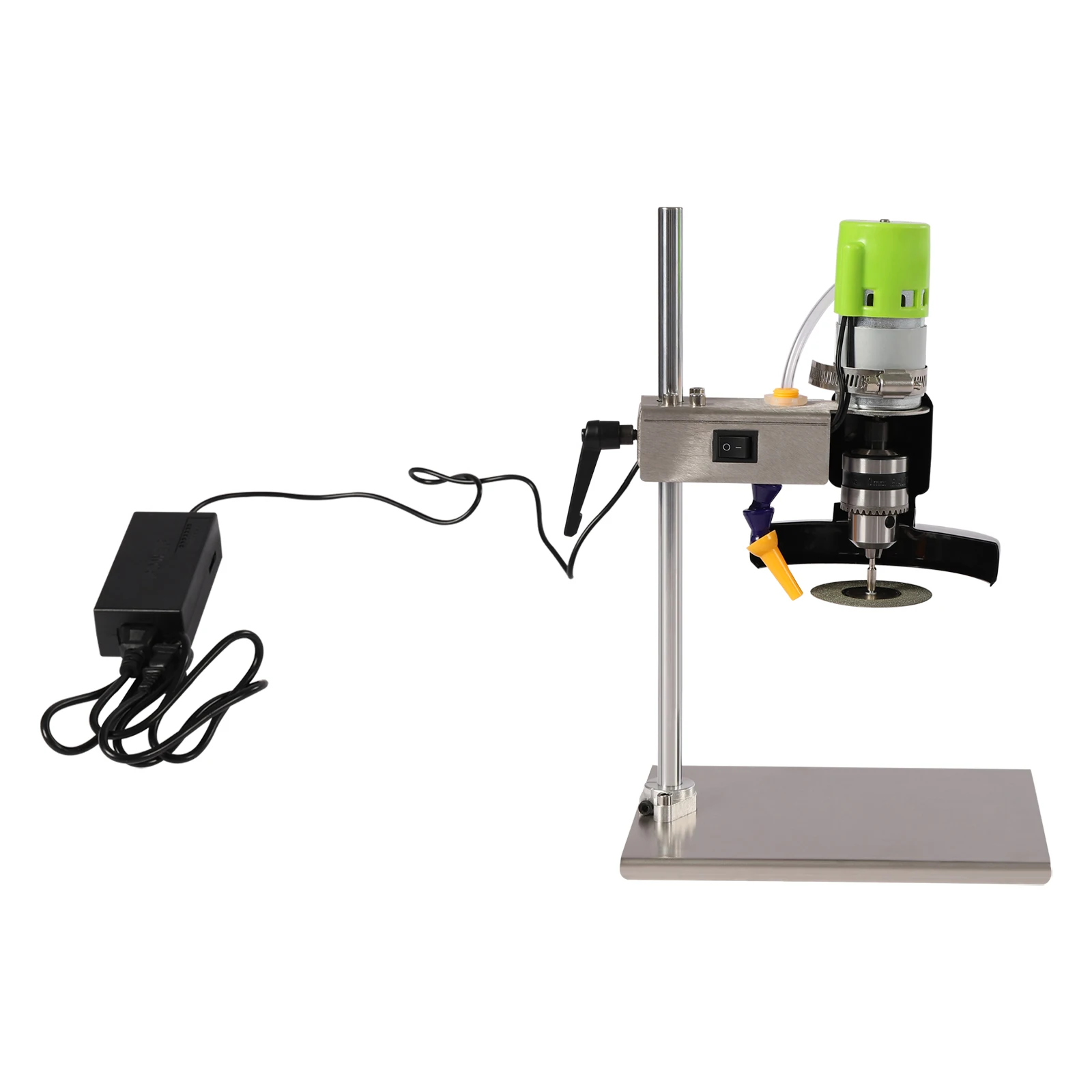 WindWilder Elektrische Glasflaschenschneidemaschine 150W 7-Speed einstellbar Glasschneidemaschine 6000r/min Flaschenschneider Glas Handwerk Schneidsatz für Weinflaschen, Seeglas, DIY Blumentopf
