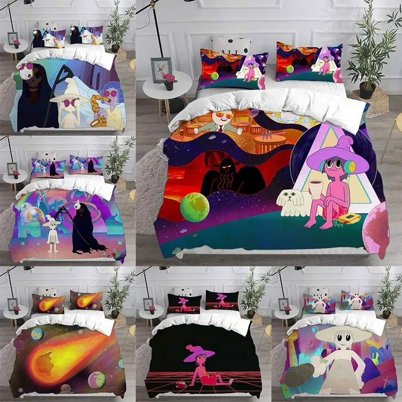 

The Midnight Gospel Bedding Sets Comforter Quilt Bed Cover Duvet Cover Pillow Case 2-3 Pieces Sets Kids Adult Size