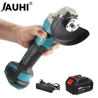 125mm 20000RPM Brushless Wireless Electric Angle Grinder Rechargeable 4 Speed Grinding Cutting Machine For Makita 18V Battery