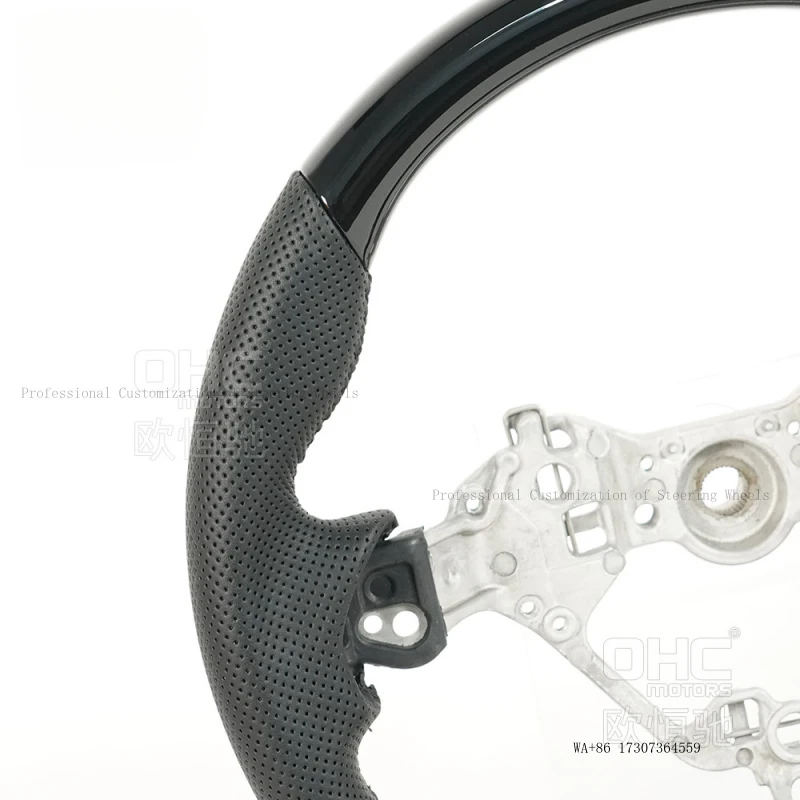 New  16-20 for Toyota 86 Subaru BRZ steering wheel modification and upgrade with black spray-painted sports car steering whe