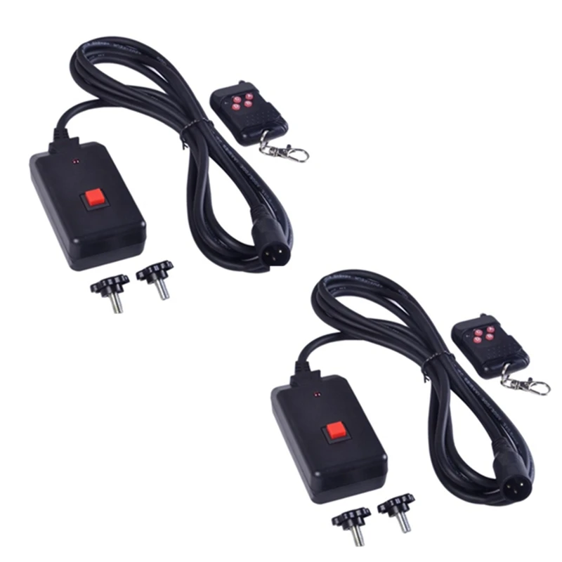 2 PCS 90-240VAC 2 In 1 Wireless Remote Control 3 Pins XLR For Smoke Machine Party DJ Stage Lighting Effect Atmosphere Durable