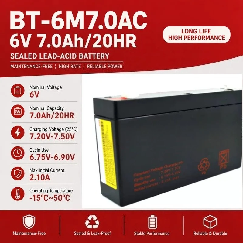 for Mettler Toledo Hook Scale Battery PCA220 320 321 6V7A Replacement Power Supply Compatible with Digital Hanging Weighing