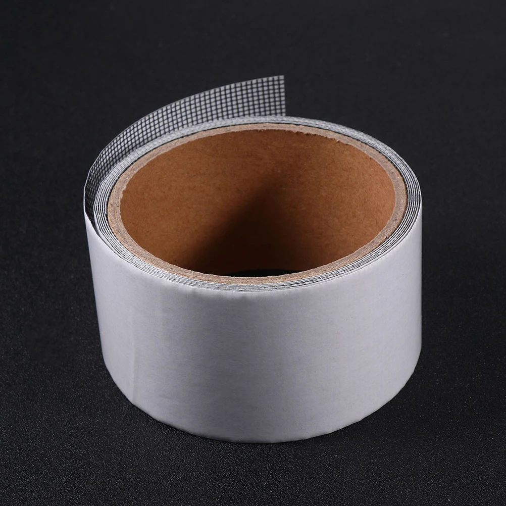 

2 PCS Screen Repair Tape Mesh Fiberglass Covering Window Weather Resistance Sticker