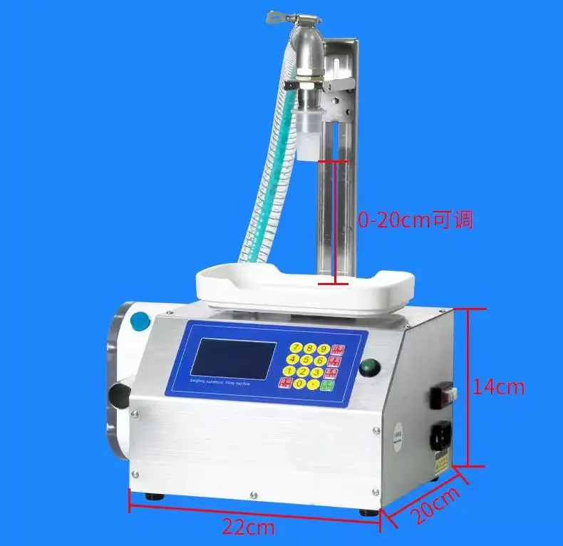 Small Automatic 10g 3kg Viscous Liquid Filling Machine for Honey Sesame Tomato Sauce Pear Paste Milk