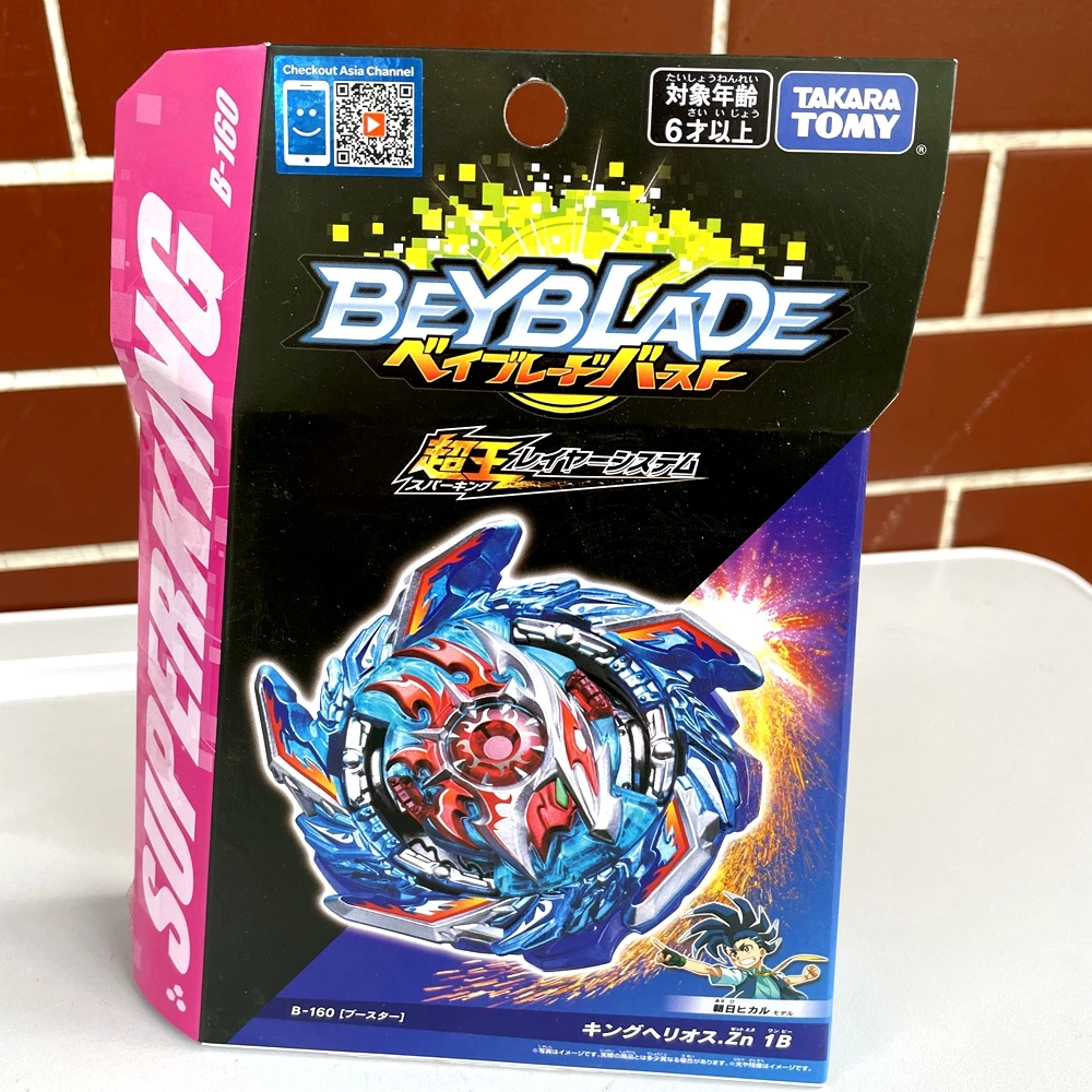 

Original TAKARA TOMY BEYBLADE B160 King Helios .Zn 1B Burst Superking, Beyblade B-160 NEW IN STOCK Safe Packaging