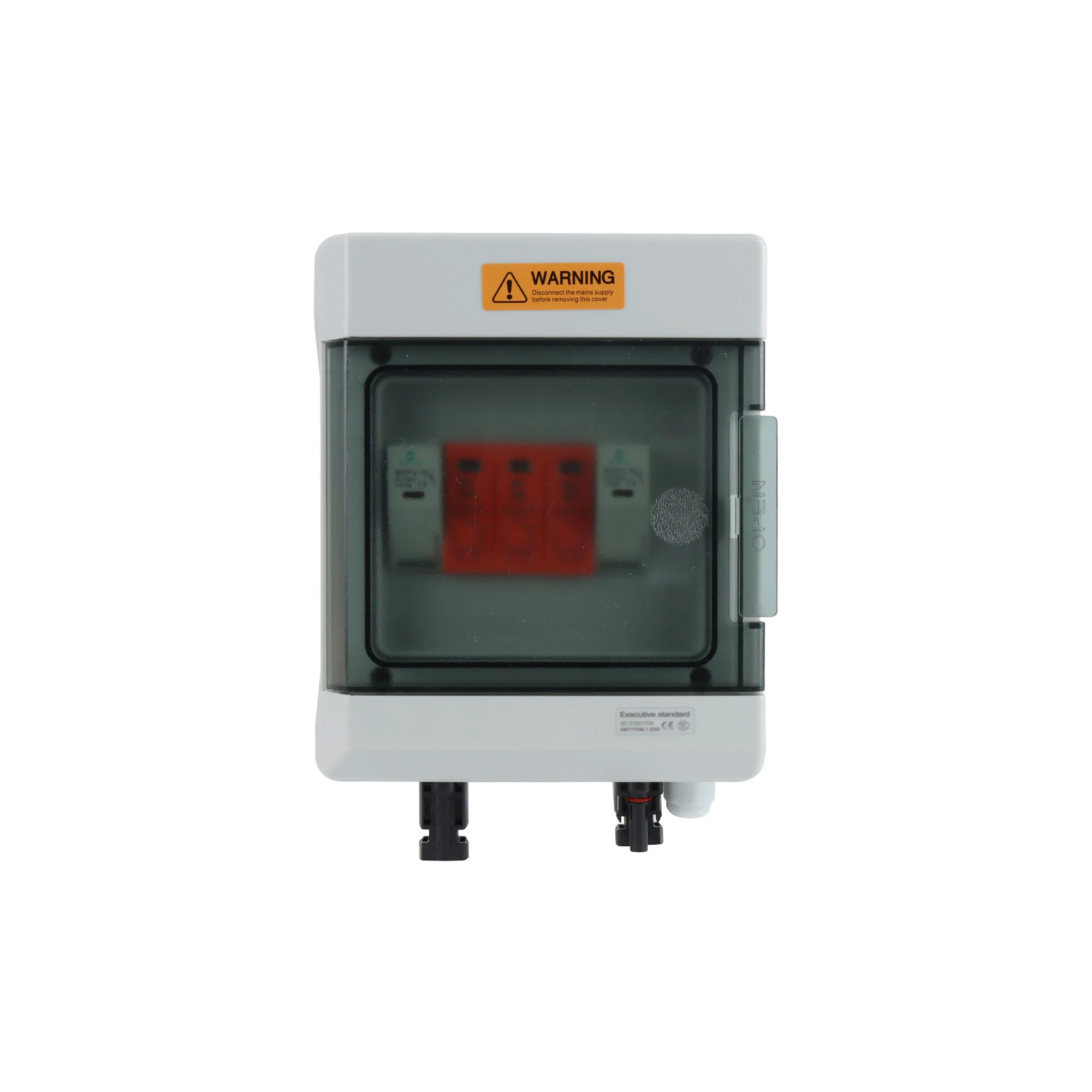 WSDB-PV1/1 Индивидуальный 1 в 1 выход 1 строка 1000 В Солнечная фотоэлектрическая Pv Dc массив пластиковый объединитель для системы солнечных панелей