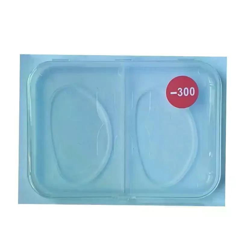 Stick-on Myopic Lenses Portable Silicone: Nearsighted Patch Adhesive Lens Waterproof Vision Correction Insert Goggle