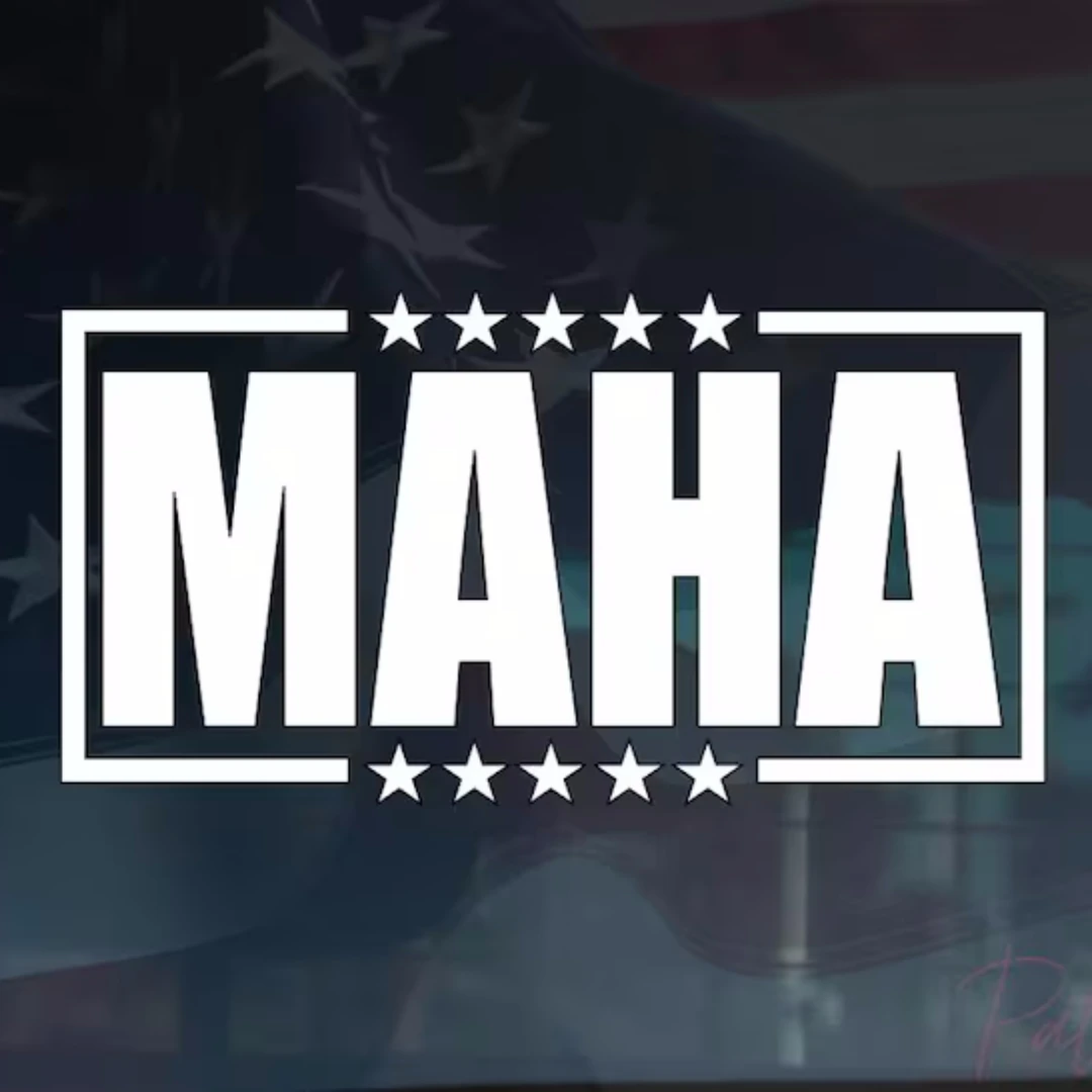 Maha Bold Decal, Make america healthy again,Patriotic Car Decal