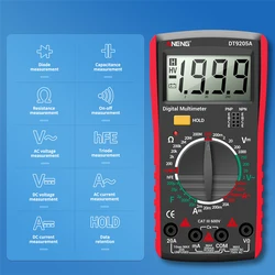 ANENG DT9205A Digital Multimeter Automatic Professional 1999 Counts Auto AC/DC Votage Tester Current Resistance Auto Ohm Tool