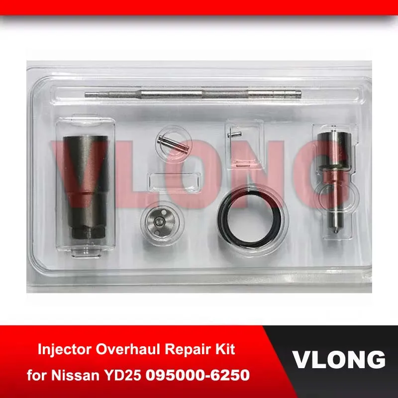 

Diesel Injector Overhaul Kit For Denso NISSAN YD25 Fuel Injektor Repair Parts 095000-6250 095000-6240 16600-EB70A 16600-EB70D