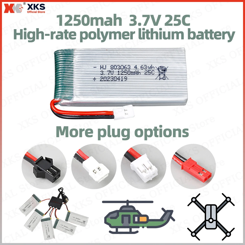 Xks 3.7V 1250Mah Li…