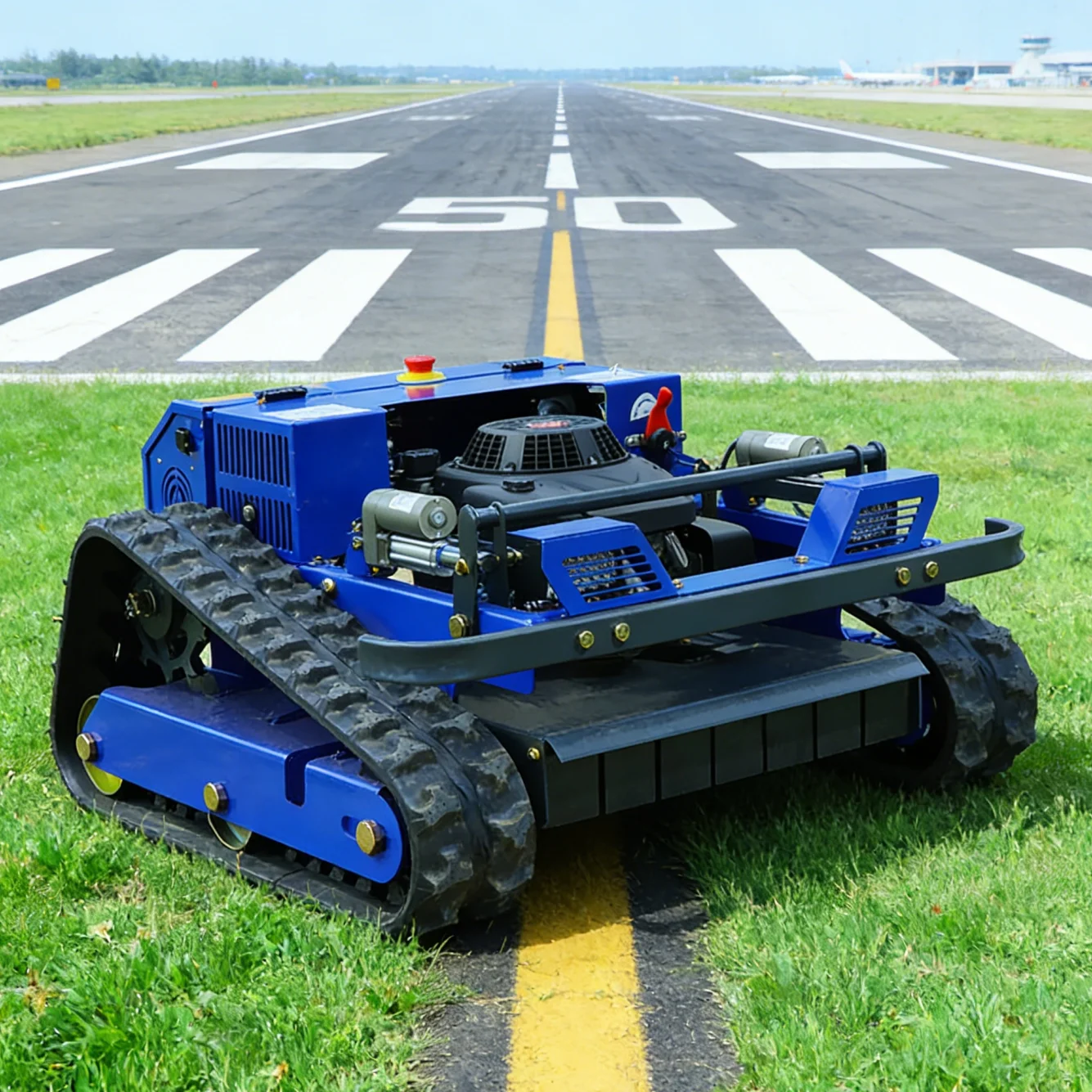 Customized lawn mower robot 550mm Remote Control Intelligent Lawn Mower High Quality Strong Flail Mowers for Sale