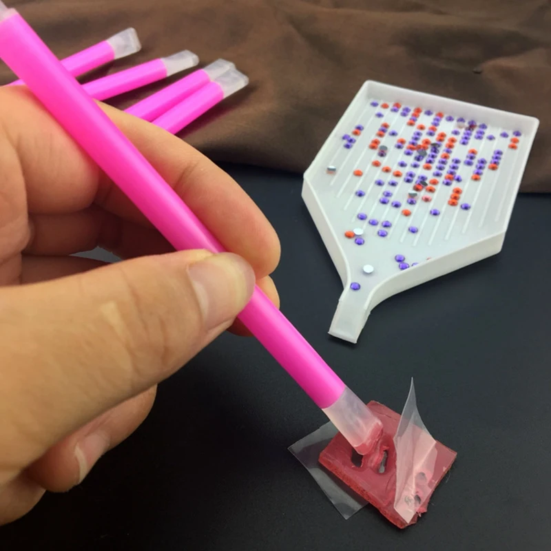 66 peças de ferramentas de pintura 5D e kits de acessórios de pintura de plástico com rolo de pintura para arte de pintura diamante